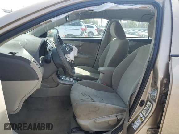 2010 Toyota Corolla with VIN 1NXBU4EEXAZ324233, listed as a Copart auction lot 53998685 with 0 mi miles and Salvage Title. Bid and sale history available at carsss.com. Image 7.