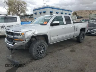 2018 Chevrolet Silverado 1500 LT with VIN 1GCVKREC2JZ180747, listed as a Copart auction lot 50405905 with 131,772 mi miles and Salvage Title. Bid and sale history available at DreamBid. Image 1.