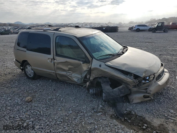 1999 Nissan Quest GXE with VIN 4N2XN11T0XD820268, listed as a Copart auction lot 78193644 with 82,807 mi miles and Salvage Title. Bid and sale history available at carsss.com. Image 4.
