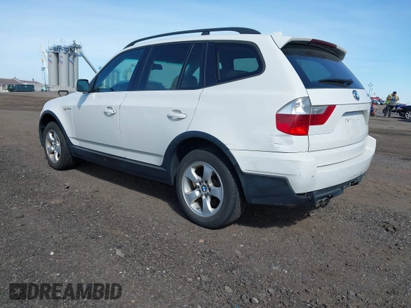 2008 BMW X3 3.0si with VIN WBXPC93458WJ10207, listed as a IAAI auction lot 42156621 with 105,813 mi miles and . Bid and sale history available at DreamBid. Image 3.