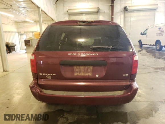 2002 Dodge Caravan SE with VIN 1B4GP24392B727068, listed as a Copart auction lot 69099514 with 0 mi miles and Salvage Title. Bid and sale history available at carsss.com. Image 6.