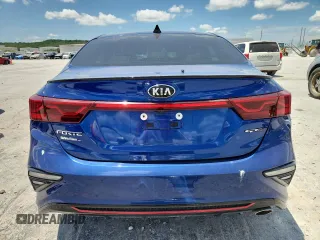 2021 Kia Forte GT-Line with VIN 3KPF34AD1ME342001, listed as a Copart auction lot 62531695 with 40,448 mi miles and Salvage title. Bid and sale history available at DreamBid. Image 6.
