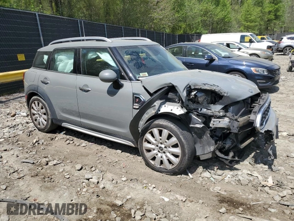 2019 MINI Countryman Cooper S with VIN WMZYT5C57K3G94947, listed as a Copart auction lot 54094365 with 22,096 mi miles and Salvage title. Bid and sale history available at DreamBid. Image 4.