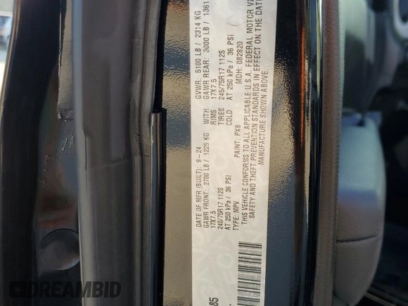 2024 Jeep Wrangler Sport S with VIN 1C4PJXAN3RW366785, listed as a Copart auction lot 87094754 with 3,109 mi miles and Salvage title. Bid and sale history available at DreamBid. Image 14.