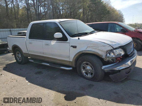 2002 Ford F-150 XLT with VIN 1FTRW07L32KE29159, listed as a Copart auction lot 50596125 with 198,058 mi miles and Salvage Title. Bid and sale history available at carsss.com. Image 4.