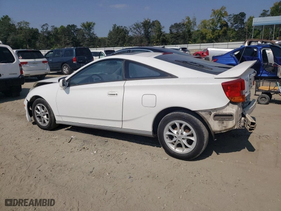 2000 Toyota Celica GT with VIN JTDDR32T2Y0020925, listed as a Copart auction lot 69569344 with 355,824 mi miles and Salvage Title. Bid and sale history available at carsss.com. Image 2.