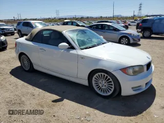 2008 BMW 1 Series 128i with VIN WBAUL73588VE88802, listed as a Copart auction lot 54421135 with 78,145 mi miles and Clean Title. Bid and sale history available at carsss.com. Image 4.