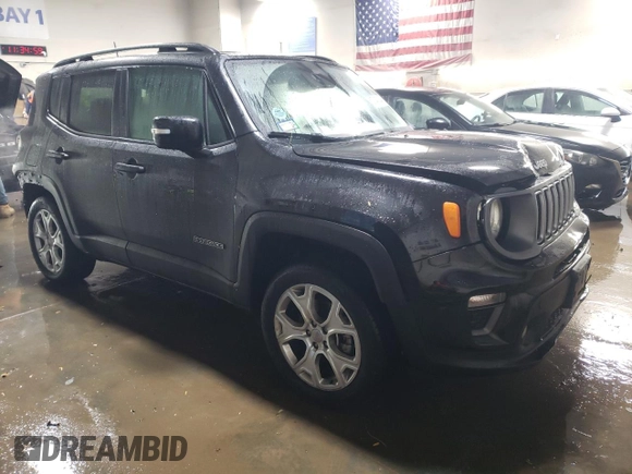 2022 Jeep Renegade Limited z VIN ZACNJDD15NPN49401, wystawiony jako Copart lot #87047184 z przebiegiem 15 165 mil mil oraz Szkoda całkowita • Salvage title. Historia ofert i sprzedaży dostępna na DreamBid. Obrazek 4.