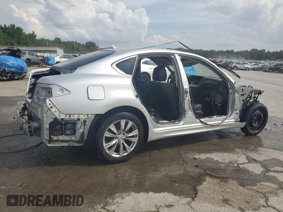 2013 Infiniti M with VIN JN1BY1AP8DM512836, listed as a Copart auction lot 59189895 with Not provided miles and Non repairable. Bid and sale history available at DreamBid. Image 3.