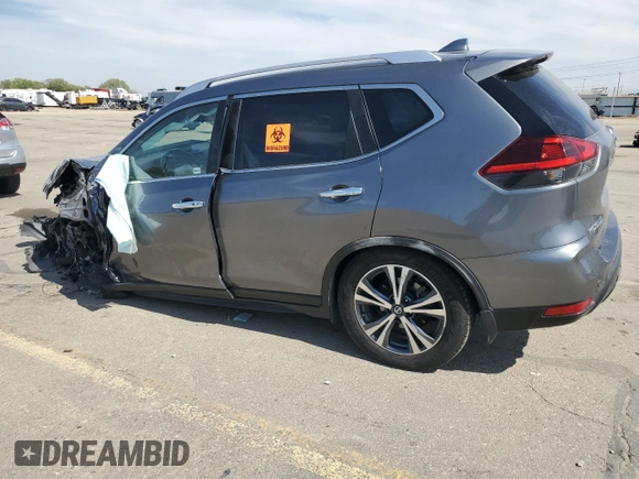 2019 Nissan Rogue SV with VIN JN8AT2MV3KW378220, listed as a Copart auction lot 53349015 with 60,812 mi miles and Salvage Title. Bid and sale history available at carsss.com. Image 2.