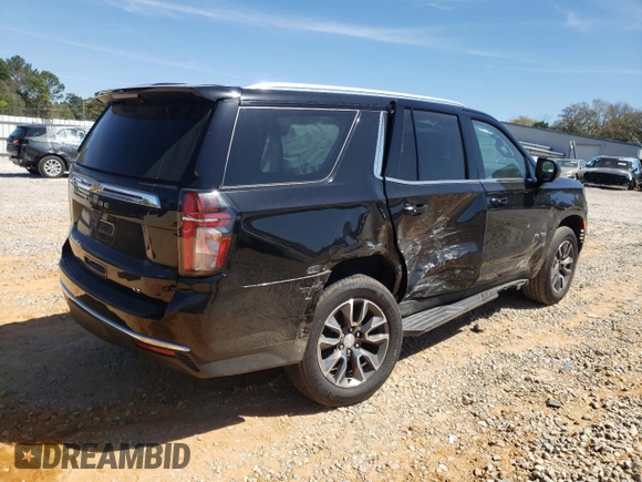 2021 Chevrolet Tahoe LT with VIN 1GNSCNKD1MR363221, listed as a Copart auction lot 49386995 with 59,789 mi miles and Salvage title. Bid and sale history available at DreamBid. Image 3.