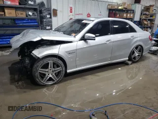 2010 Mercedes-Benz E 63 AMG with VIN WDDHF7HB9AA154773, listed as a Copart auction lot 46449995 with 88,245 mi miles and Salvage title. Bid and sale history available at DreamBid. Image 1.