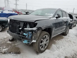 2019 Jeep Grand Cherokee Summit with VIN 1C4RJFJT1KC637285, listed as a Copart auction lot 88924355 with 64,592 mi miles and Non Repairable. Bid and sale history available at carsss.com. Image 1.
