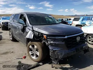 2024 Honda Pilot EX-L 8 Passenger with VIN 5FNYG2H44RB000244, listed as a Copart auction lot 48798865 with 16,179 mi miles and Salvage Title. Bid and sale history available at carsss.com. Image 12.