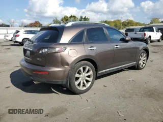 2006 Infiniti FX35 with VIN JNRAS08W56X205983, listed as a Copart auction lot 74978324 with 227,493 mi miles and Clean Title. Bid and sale history available at carsss.com. Image 3.