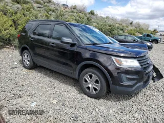 2017 Ford Police Interceptor Utility z VIN 1FM5K8AR1HGC86676, wystawiony jako Copart lot #56984885 z przebiegiem 88 933 mil mil oraz Tytuł czysty. Historia ofert i sprzedaży dostępna na DreamBid. Obrazek 4.