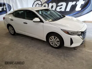 2025 Nissan Sentra S z VIN 3N1AB8BV4SY227080, wystawiony jako Copart lot #57001445 z przebiegiem 10 804 mil mil oraz Czysty tytuł • Clean title. Historia ofert i sprzedaży dostępna na DreamBid. Obrazek 4.
