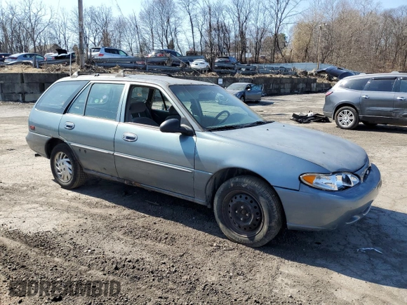 1999 Ford Escort SE with VIN 3FAFP15P3XR200937, listed as a Copart auction lot 48729535 with 184,546 mi miles and Salvage Title. Bid and sale history available at carsss.com. Image 4.
