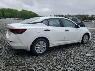 2024 Nissan Sentra S with VIN 3N1AB8BV0RY295659, listed as a Copart auction lot 57966545 with 14,927 mi miles and Salvage title. Bid and sale history available at DreamBid. Image 3.