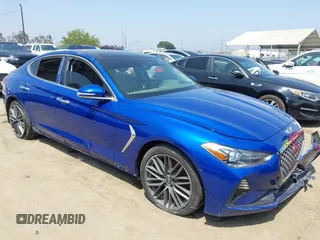 2019 Genesis G70 Advanced z VIN KMTG34LA0KU020554, wystawiony jako IAAI lot #42471463 z przebiegiem 54 140 mil mil oraz . Historia ofert i sprzedaży dostępna na DreamBid. Obrazek 1.
