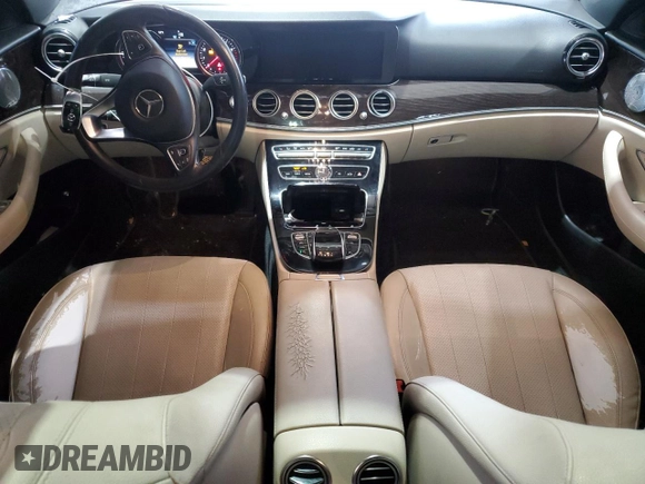 2018 Mercedes-Benz E-Class E 300 with VIN WDDZF4JBXJA374002, listed as a Copart auction lot 42376925 with 136,184 mi miles and Salvage Title. Bid and sale history available at carsss.com. Image 8.