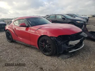 2020 Toyota GR Supra 3.0 with VIN WZ1DB4C08LW023060, listed as a Copart auction lot 44193485 with 84,064 mi miles and Salvage Title. Bid and sale history available at carsss.com. Image 4.