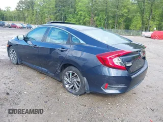 2016 Honda Civic Sedan EX with VIN 19XFC2F75GE009232, listed as a IAAI auction lot 41986268 with 160,707 mi miles. Bid and sale history available at carsss.com. Image 3.