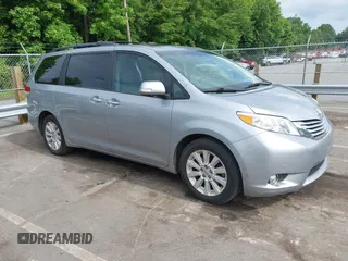 2013 Toyota Sienna XLE with VIN 5TDDK3DC3DS054803, listed as a IAAI auction lot 42389252 with 185,843 mi miles and . Bid and sale history available at DreamBid. Image 1.