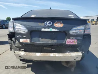 2010 Lexus HS 250h z VIN JTHBB1BAXA2007122, wystawiony jako Copart lot #58576895 z przebiegiem 254 826 mil mil oraz Szkoda całkowita • Salvage title. Historia ofert i sprzedaży dostępna na DreamBid. Obrazek 6.