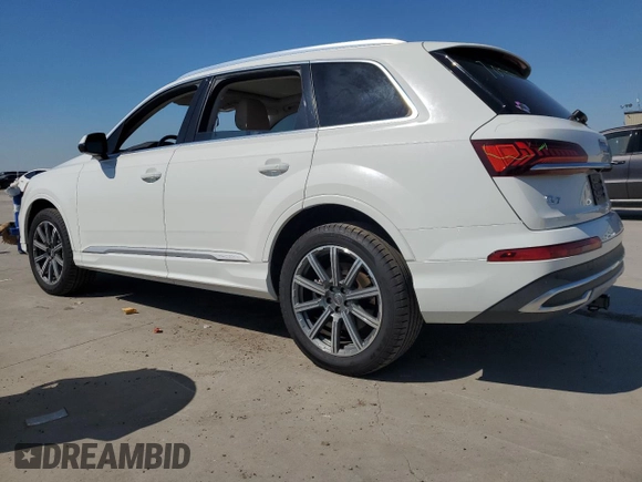 2020 Audi Q7 Premium with VIN WA1AJAF72LD011195, listed as a Copart auction lot 59028624 with 40,529 mi miles and Salvage Title. Bid and sale history available at carsss.com. Image 2.