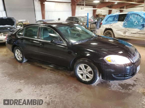 2013 Chevrolet Impala LS with VIN 2G1WF5E32D1263487, listed as a Copart auction lot 54415835 with 71,752 mi miles and Clean Title. Bid and sale history available at DreamBid. Image 4.