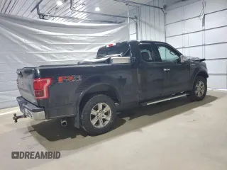 2015 Ford F-150 XLT with VIN 1FTFX1EF5FKD92768, listed as a Copart auction lot 48347935 with 155,178 mi miles and Salvage Title. Bid and sale history available at carsss.com. Image 3.