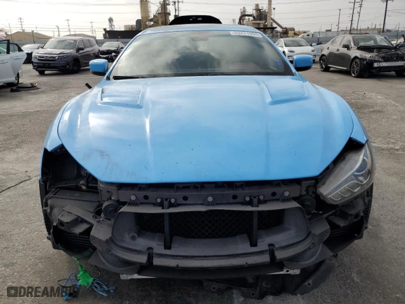 2014 Maserati Ghibli S Q4 with VIN ZAM57RTA7E1089301, listed as a Copart auction lot 69271994 with 58,318 mi miles and Salvage Title. Bid and sale history available at carsss.com. Image 5.