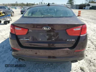 2014 Kia Optima EX with VIN 5XXGN4A72EG307887, listed as a Copart auction lot 50647855 with 212,293 mi miles and Salvage Title. Bid and sale history available at carsss.com. Image 6.