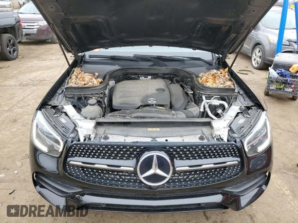 2022 Mercedes-Benz GLC 300 with VIN W1N0G8EB5NV331163, listed as a Copart auction lot 47469025 with 43,404 mi miles and Salvage Title. Bid and sale history available at DreamBid. Image 12.