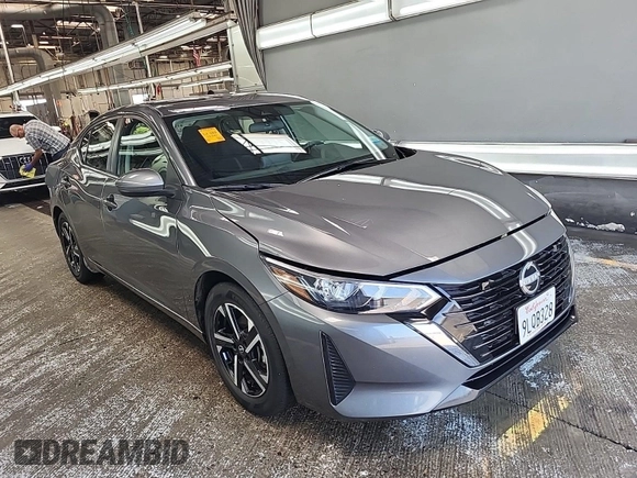 2024 Nissan Sentra SV with VIN 3N1AB8CV8RY266117, listed as a IAAI auction lot 42796449 with 24,547 mi miles and . Bid and sale history available at DreamBid. Image 41.