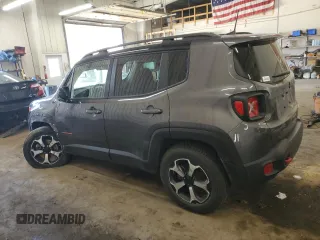 2021 Jeep Renegade Trailhawk with VIN ZACNJDC11MPM22564, listed as a Copart auction lot 50128745 with 30,738 mi miles and Salvage title. Bid and sale history available at DreamBid. Image 2.