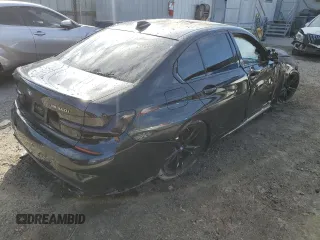 2022 BMW 3 Series M340i with VIN 3MW5U7J08N8C30901, listed as a Copart auction lot 47535755 with 35,338 mi miles and Salvage Title. Bid and sale history available at carsss.com. Image 3.