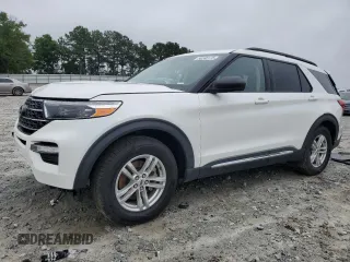 2022 Ford Explorer XLT with VIN 1FMSK8DH6NGB94206, listed as a Copart auction lot 58246175 with 70,498 mi miles and Salvage title. Bid and sale history available at DreamBid. Image 1.