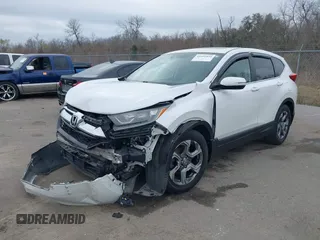 2019 Honda CR-V EX with VIN 5J6RW1H57KA005876, listed as a IAAI auction lot 41591854 with 110,960 mi miles. Bid and sale history available at carsss.com. Image 2.
