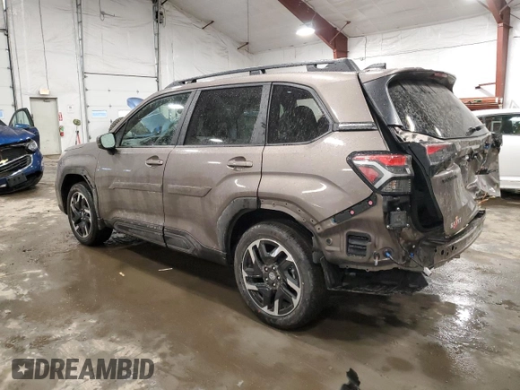 2025 Subaru Forester Limited with VIN JF2SLDRC4SH521989, listed as a Copart auction lot 47196135 with 713 mi miles and Salvage Title. Bid and sale history available at carsss.com. Image 2.