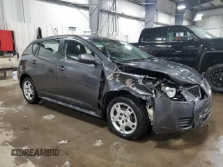 2010 Pontiac Vibe w/1SB with VIN 5Y2SP6E09AZ417873, listed as a Copart auction lot 82341224 with 128,055 mi miles and Salvage Title. Bid and sale history available at carsss.com. Image 4.