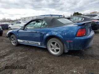 2000 Ford Mustang with VIN 1FAFP4442YF213444, listed as a Copart auction lot 51040875 with 124,925 mi miles and Salvage Title. Bid and sale history available at carsss.com. Image 2.