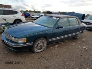 1994 Cadillac DeVille z VIN 1G6KD52BXRU238584, wystawiony jako Copart lot #69317544 z przebiegiem Nie podano mil oraz Szkoda całkowita • Salvage title. Historia ofert i sprzedaży dostępna na DreamBid. Obrazek 1.