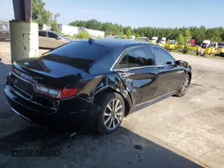 2019 Lincoln Continental Standard with VIN 1LN6L9PK4K5607095, listed as a Copart auction lot 59131744 with 112,496 mi miles and Salvage Title. Bid and sale history available at carsss.com. Image 3.