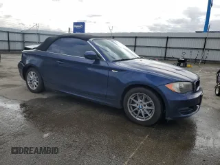 2011 BMW 1 Series 128i with VIN WBAUN1C57BVH83615, listed as a Copart auction lot 44755235 with 97,138 mi miles and Salvage title. Bid and sale history available at DreamBid. Image 4.