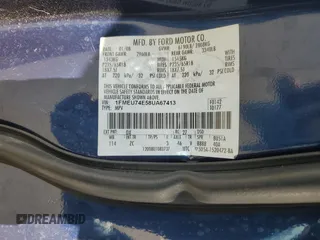 2008 Ford Explorer Eddie Bauer с VIN 1FMEU74E58UA67413, выставлен на аукционе Copart как лот 65111545 с пробегом Не указан миль и На запчасти • Non repairable. История ставок и продаж доступна на DreamBid. Изображение 14.