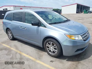 2012 Honda Odyssey EX-L with VIN 5FNRL5H64CB093759, listed as a IAAI auction lot 42288725 with 172,362 mi miles and . Bid and sale history available at DreamBid. Image 1.