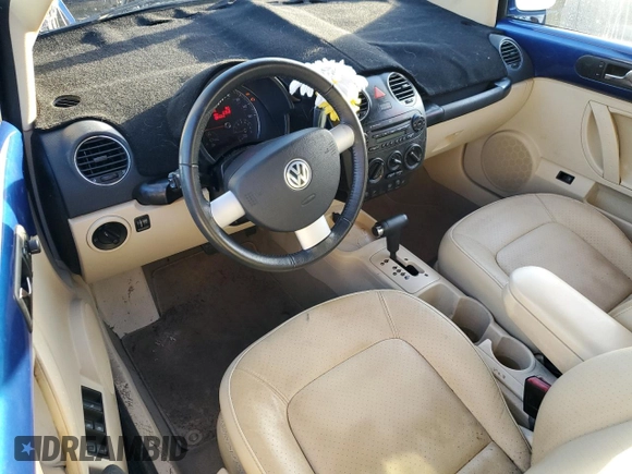 2007 Volkswagen Beetle with VIN 3VWSF31Y47M400970, listed as a Copart auction lot 75427664 with 67,318 mi miles and Non repairable. Bid and sale history available at DreamBid. Image 8.