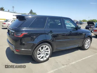 2019 Land Rover Range Rover Sport HSE with VIN SALWR2RV9KA840875, listed as a Copart auction lot 58078275 with 59,988 mi miles and Salvage title. Bid and sale history available at DreamBid. Image 3.